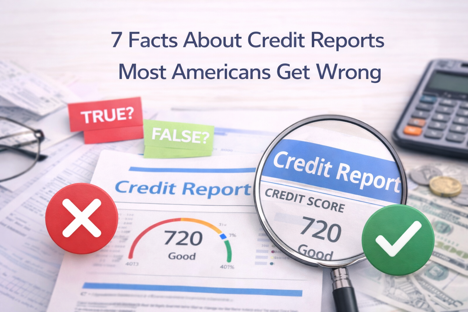 7 Facts About Credit Reports Most Americans Get Wrong