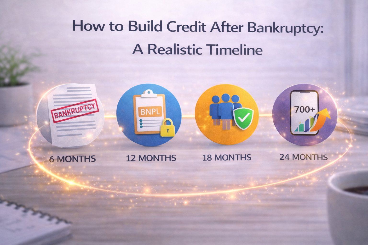 How to Build Credit After Bankruptcy: A Realistic Timeline