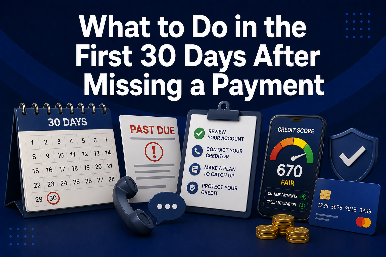What to Do in the First 30 Days After Missing a Payment