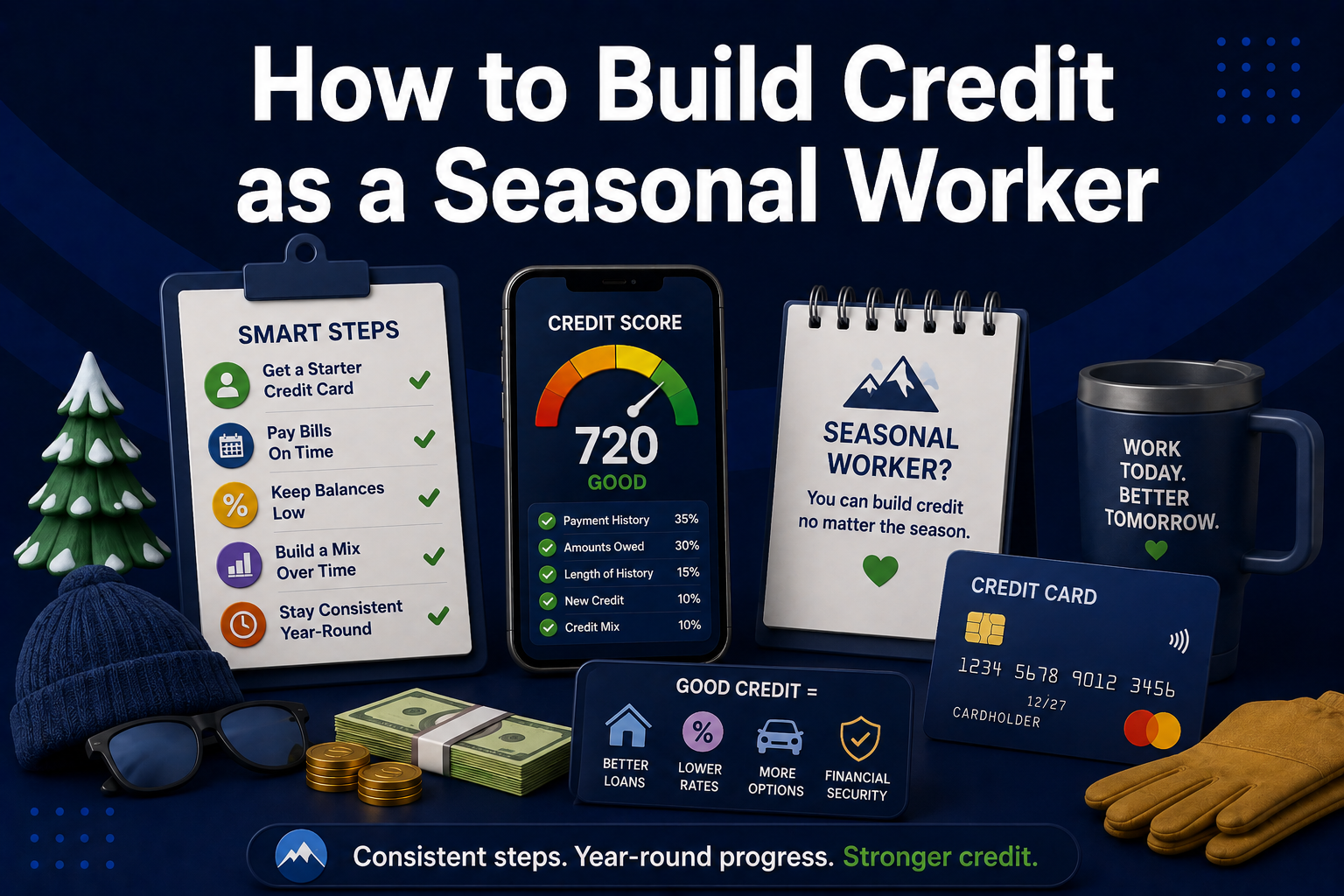 How to Build Credit as a Seasonal Worker