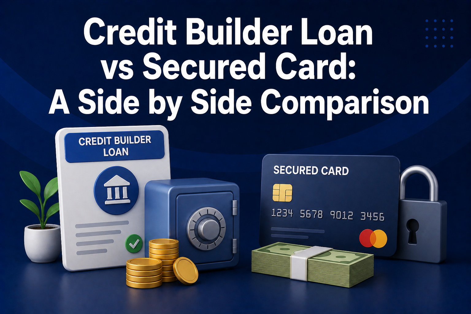Credit Builder Loan vs Secured Card: A Side by Side Comparison