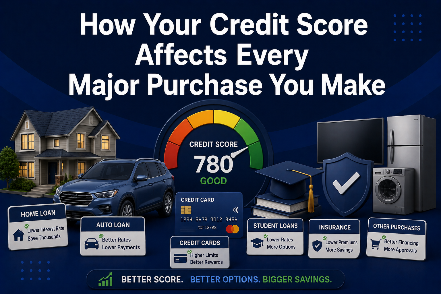 How Your Credit Score Affects Every Major Purchase You Make