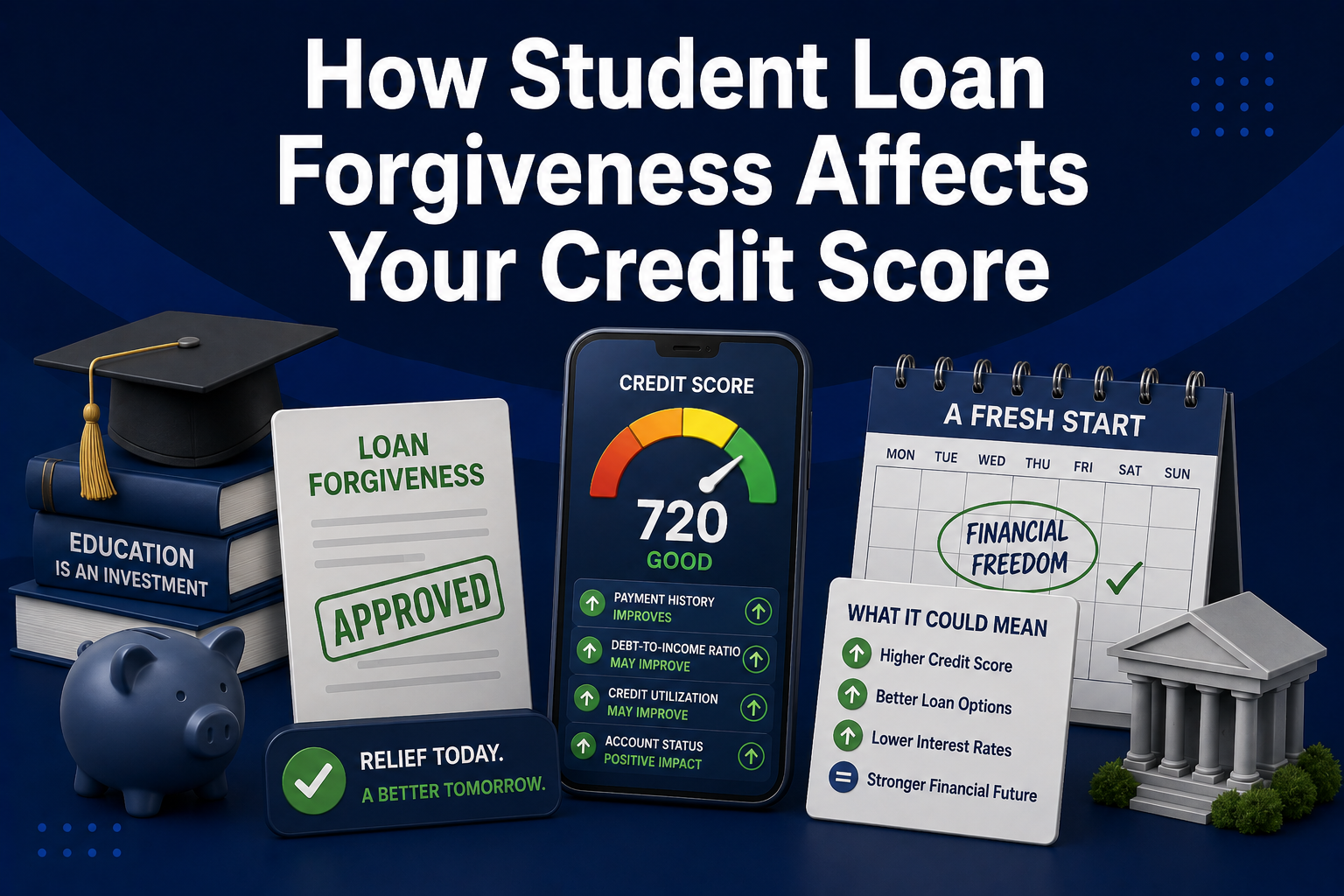 How Student Loan Forgiveness Affects Your Credit Score